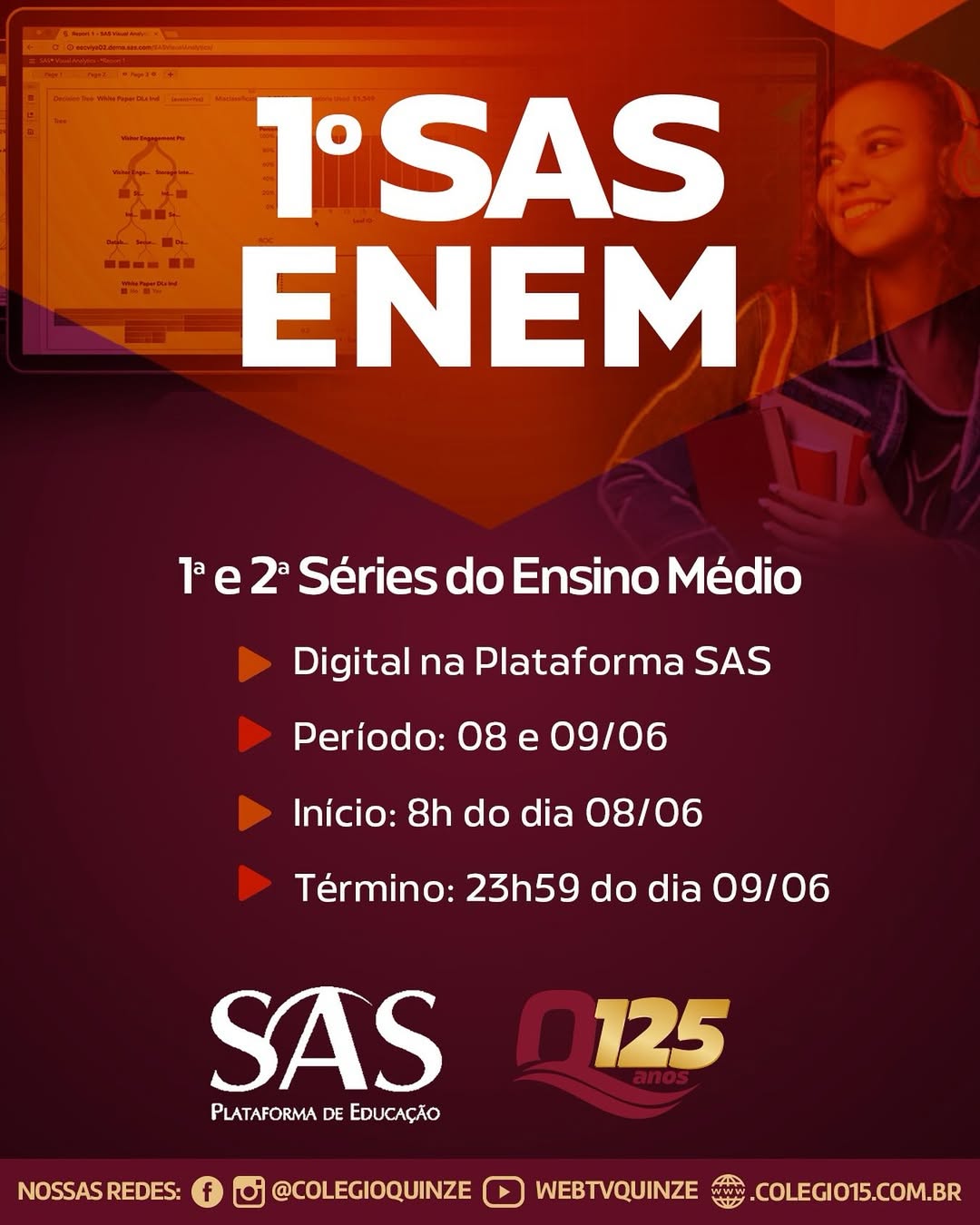 1 e 2 series do 1 SAS ENEM