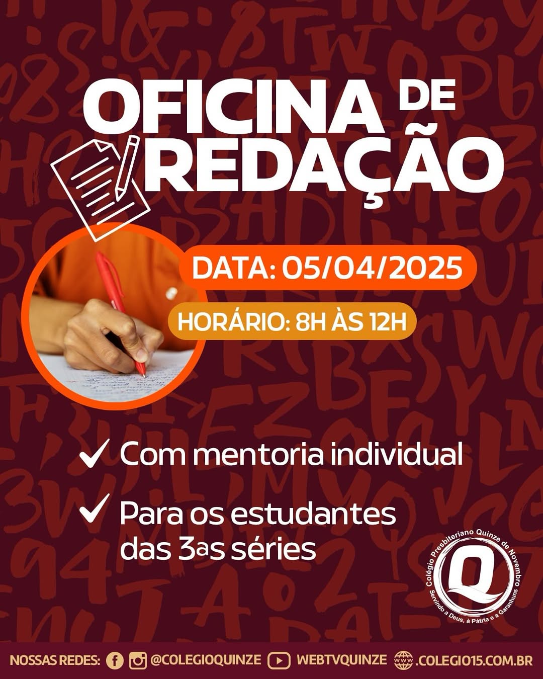 OFICINA DE REDAÇÃO 2025