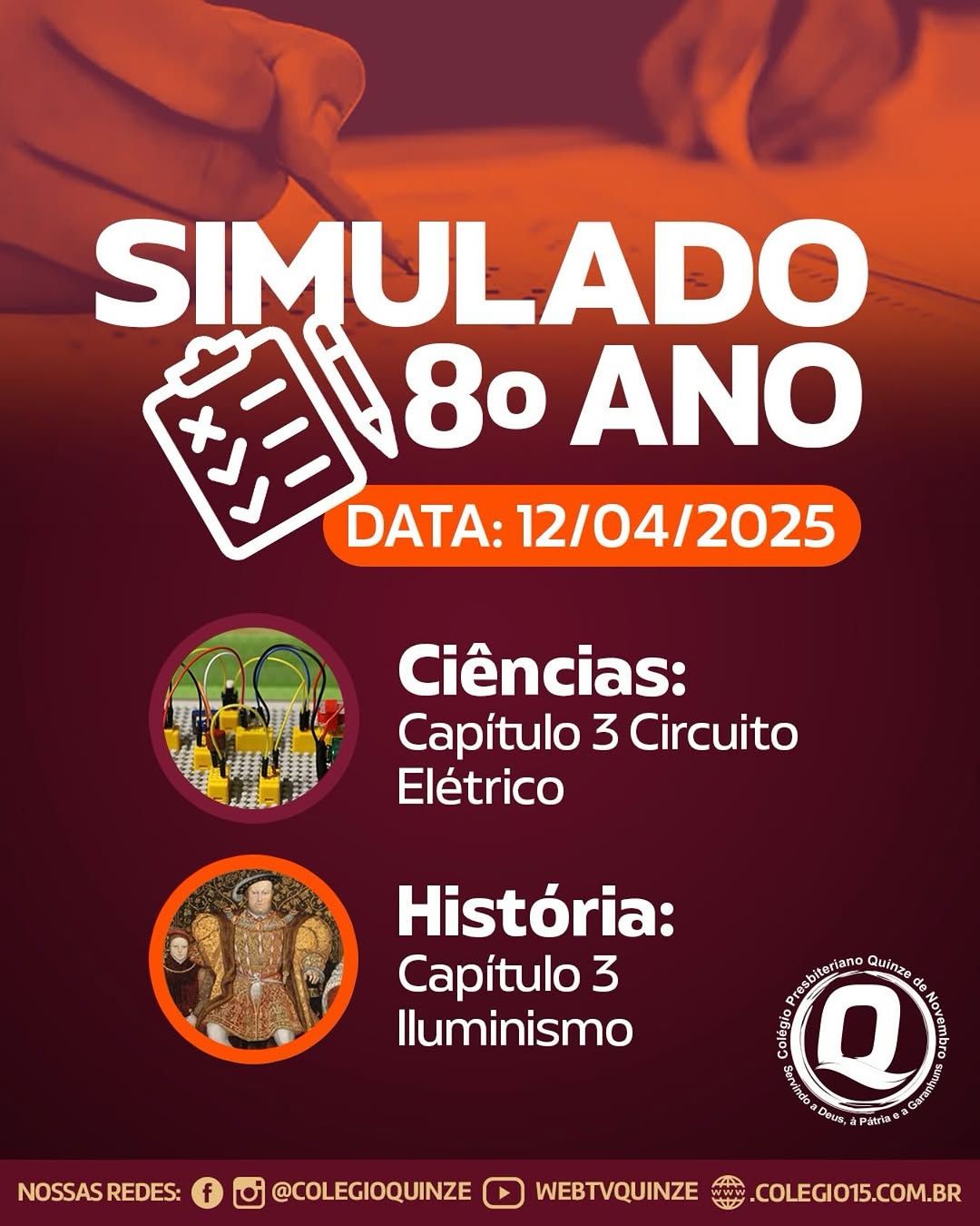 Simulado do 8º Ano sdd